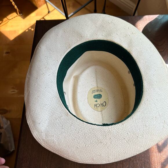 Vintage Chi Chi Collection Straw Hat Golf Multicolor Band small medium - Picture 9 of 12